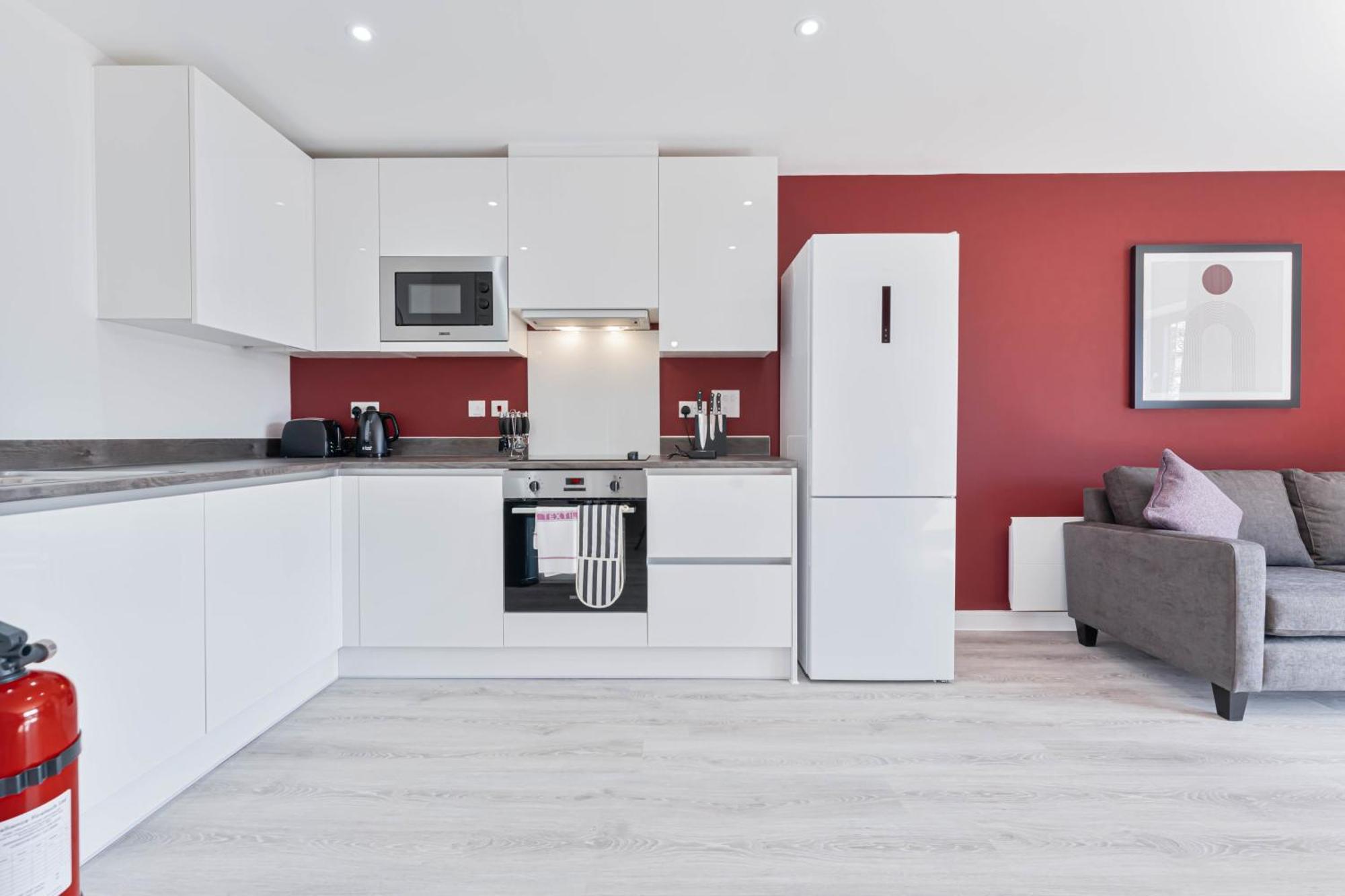 Stayzeni, Hardwick House Derby Smart 1 Bed Flat Exterior foto