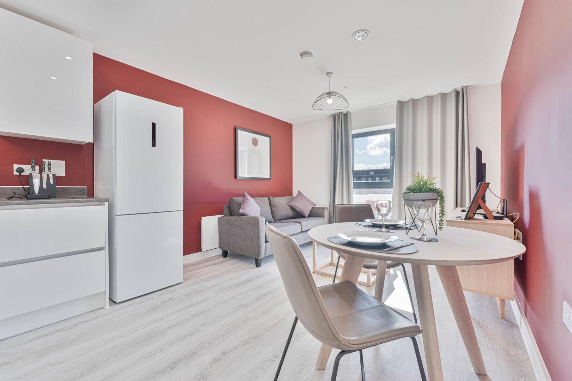 Stayzeni, Hardwick House Derby Smart 1 Bed Flat Exterior foto